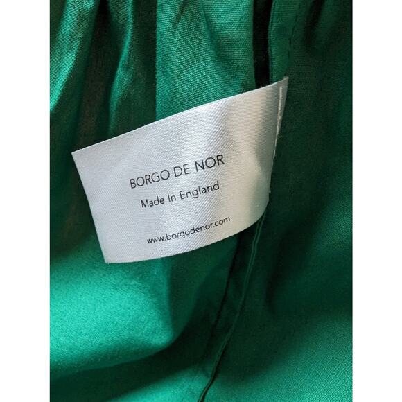 Borgo De Nor Poplin Meret Dress Color Block Long Sleeves Maxi 10 - Picture 7 of 8